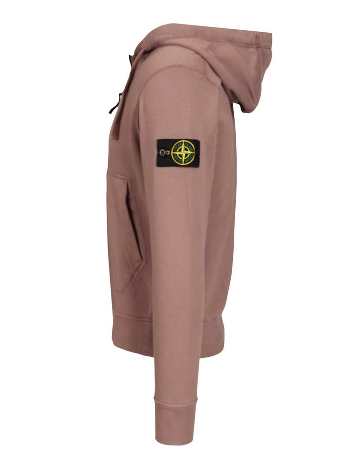 Stone Island Organic Cotton Hoodie Sweatshirts - Grey | d5a08015f7103c617d30fef7c94fcd334f1e8e17