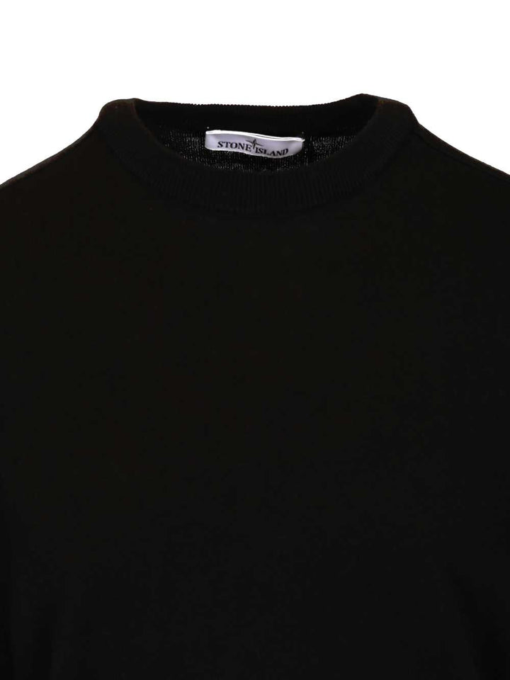 Stone Island Lightweight Organic Cotton Sweater Knitwear - Black | 3563f6177416e47b0d777fb6b2b5cea97af7cac4