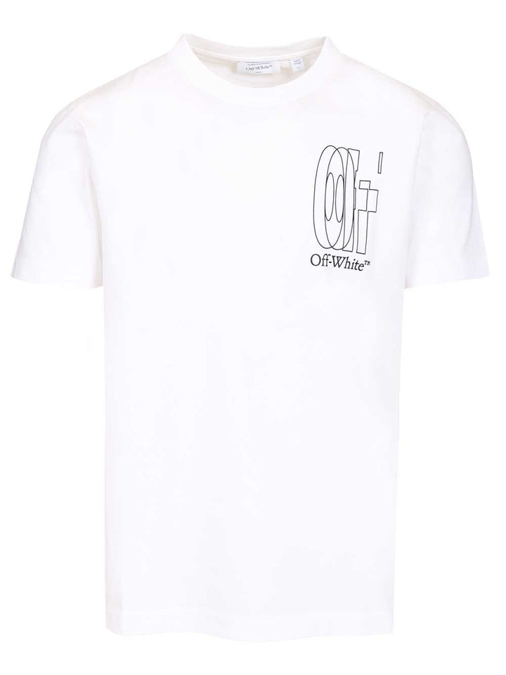 Off-White Outline Double Arrow Slim T-Shirt - White | c7c8e487237809bc0f82f851a7f89de3474a070a