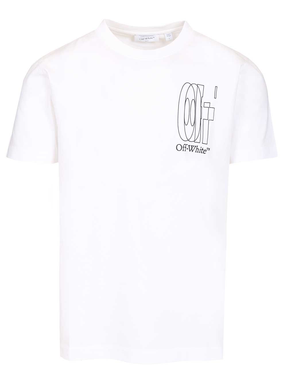 Off-White Outline Double Arrow Slim T-Shirt - White | c7c8e487237809bc0f82f851a7f89de3474a070a