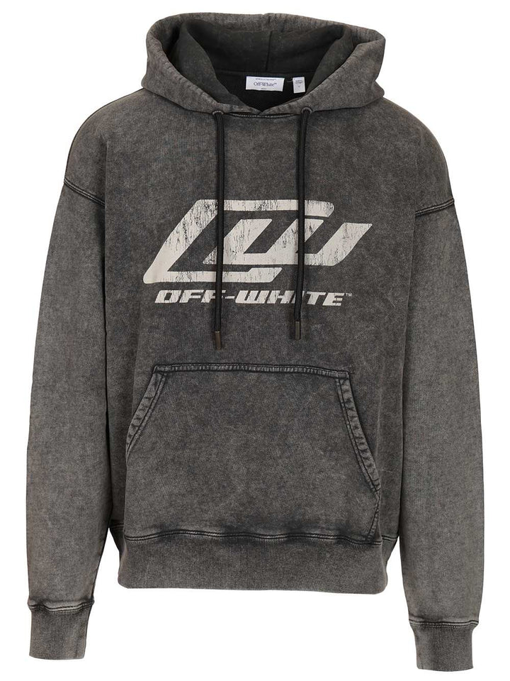 Off-White Racing Skate Hoodie Sweatshirts - Black | 618330a830693318af83b1d67efe2c1bf84b40a8