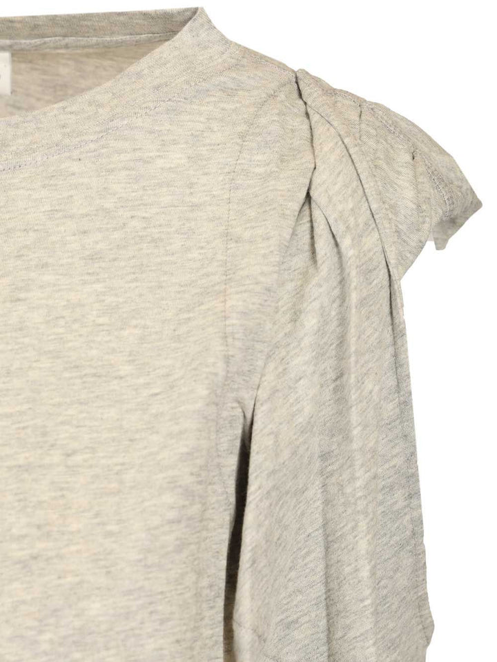 Dries Van Noten Hutty Jersey Top Tops - Grey | 8ad336339479757b22f43e46a48d40227f8c531e