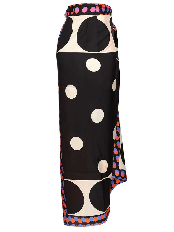 Dries Van Noten Scarfy Long Skirt Pareo Geometric Print Skirts - Multicolor | ad97c6d63b1296bf84a732772317b0244f0c1a9c