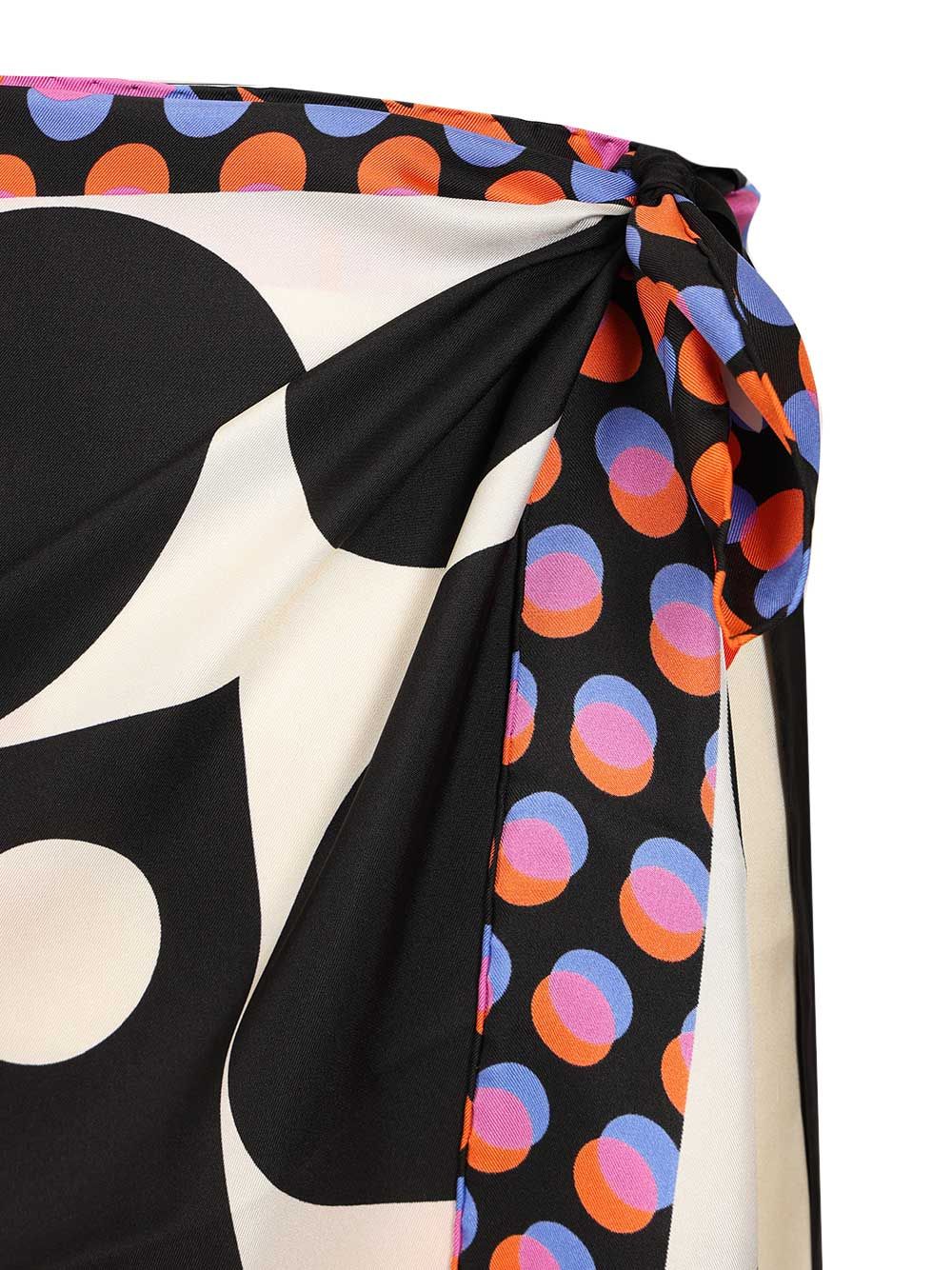 Dries Van Noten Scarfy Long Skirt Pareo Geometric Print Skirts - Multicolor | d8f5567d59fdd9c5110982e490e6fd2db37859e5