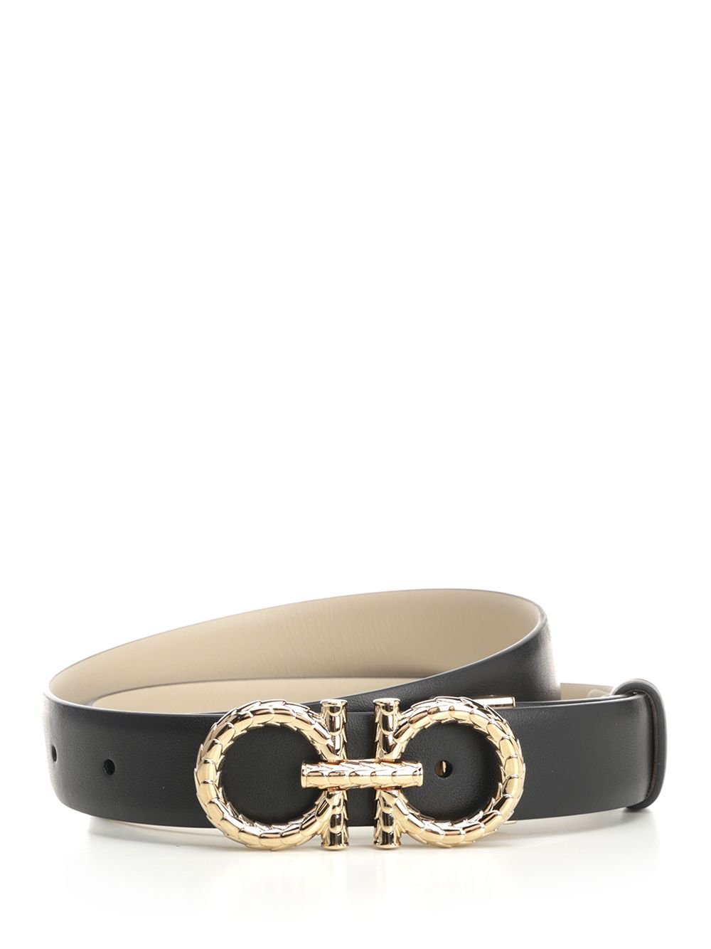 Ferragamo Reversible And Adjustable Gancini Belt Belts - Black | b4eb958cfde1447b0180bf520a50d73a00836851