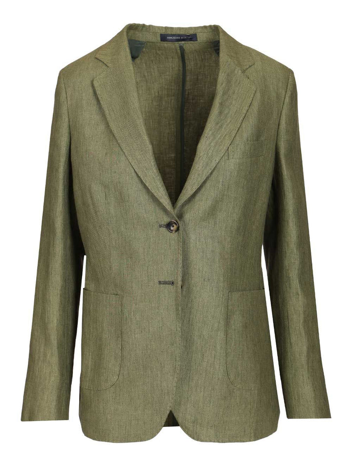 Latorre Linen Blazer Jackets - Green | 25a7b99eb3f65279d0af3d0bb5d53383011d41ba