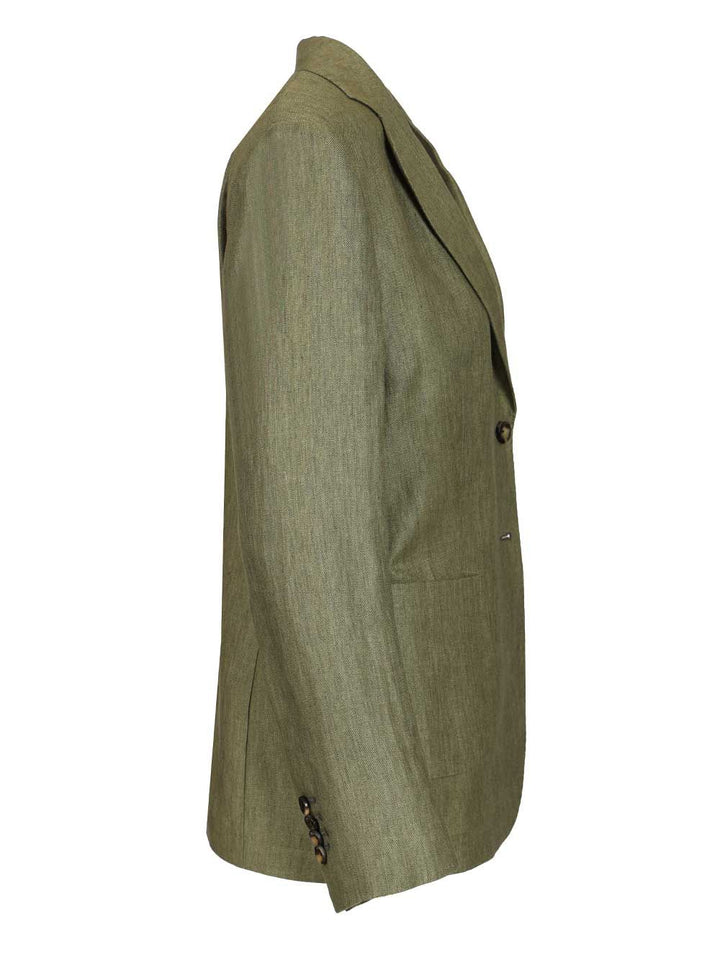 Latorre Linen Blazer Jackets - Green | c319c043d57ebee7f5ac6ab82c42284049825a62