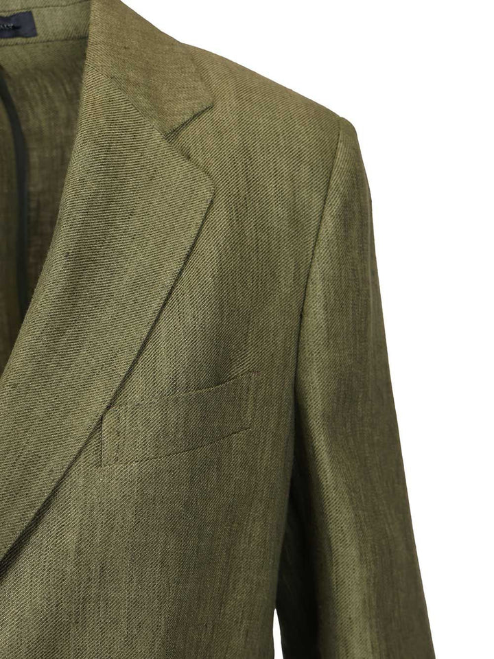 Latorre Linen Blazer Jackets - Green | 043aba5028d1a5a0a6a9cfb7f404136679e390c8