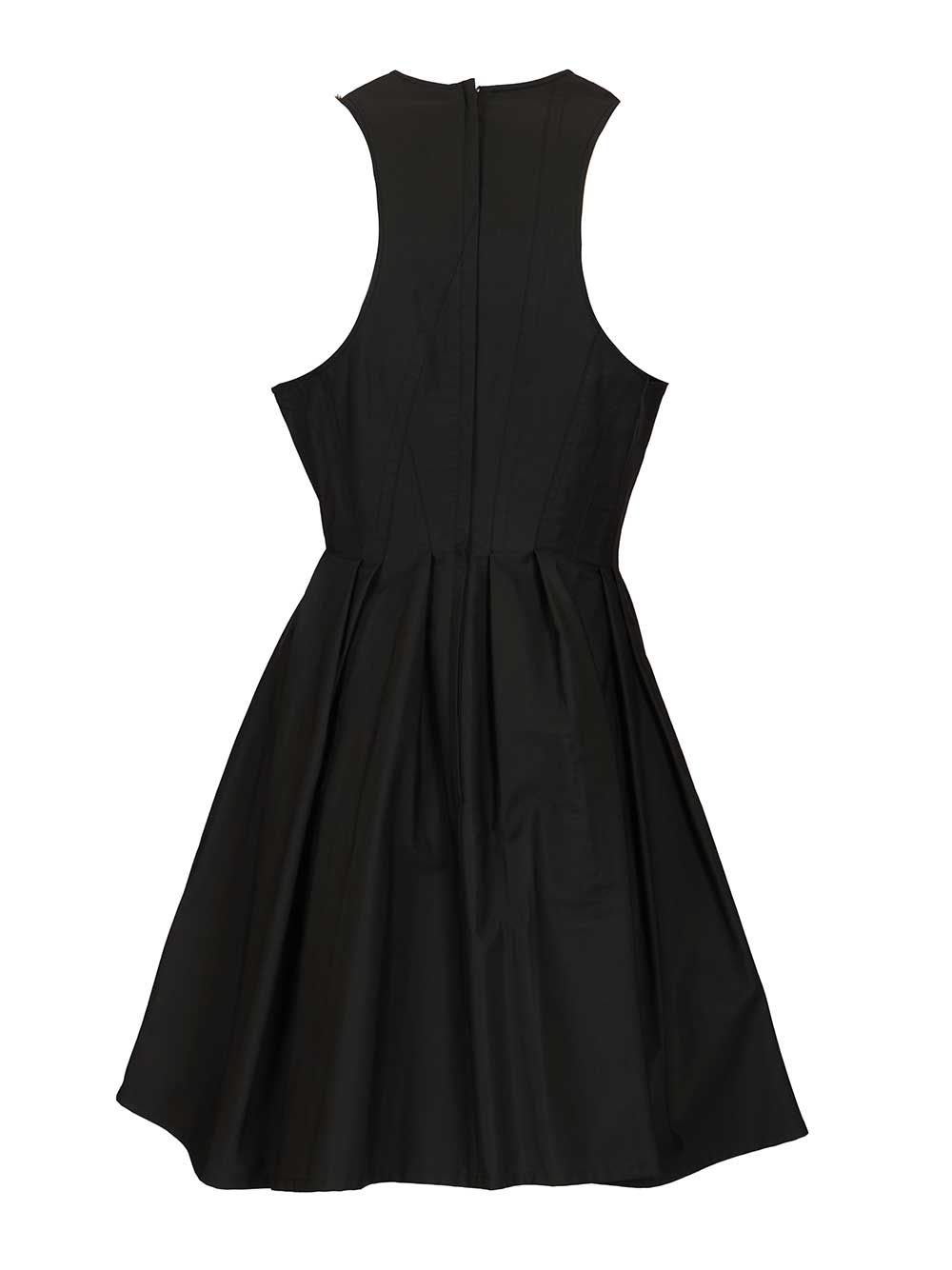Sportmax Ara Sleeveless Washed Cotton Mini Dress Dresses - Black | 20b5ada529f72ab828cc36965868e833f9de4d34