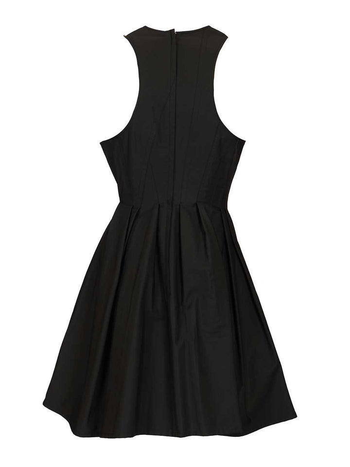 Sportmax Ara Sleeveless Washed Cotton Mini Dress Dresses - Black | 20b5ada529f72ab828cc36965868e833f9de4d34