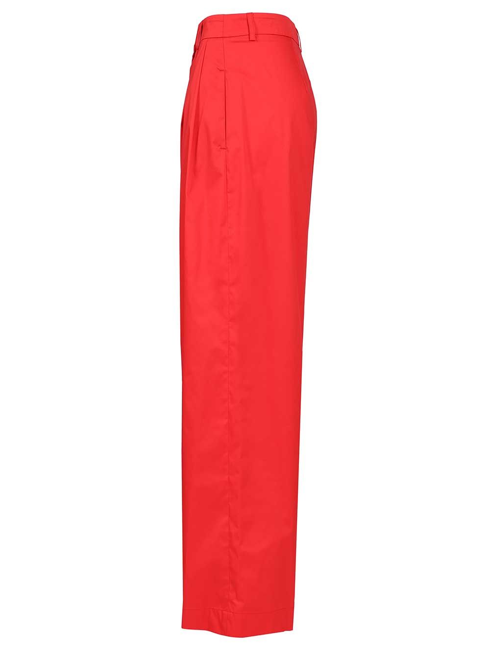 Al Duca D'Aosta Poplin Trousers - Red | 3cc8f05768178b32aa285f86e7389994f428f155
