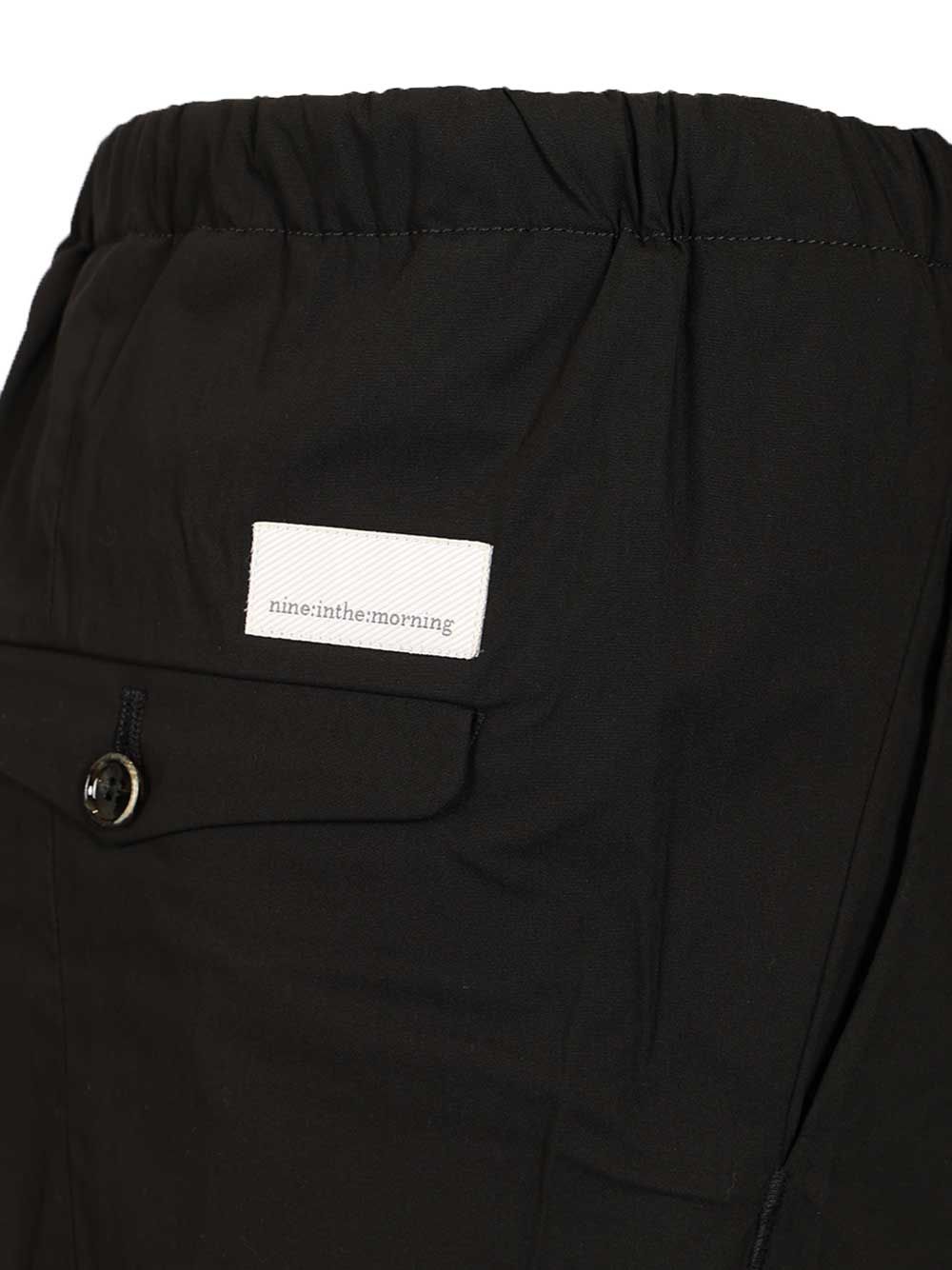 Nine In The Morning Technical Poplin Trousers - Black | 47fdf62c8b8552f263f2a2bdaaee47c7f696aa98