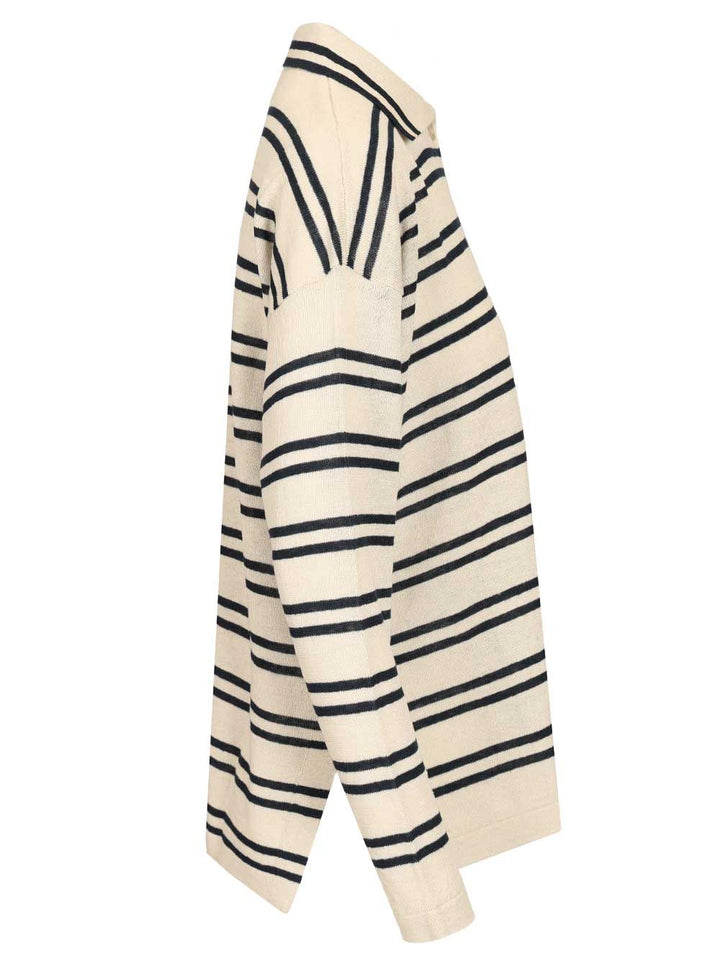 'S Max Mara Linen Cardigan Knitwear - Beige | 053315648ef80847948cf9b1c61fc2de0b717bbb