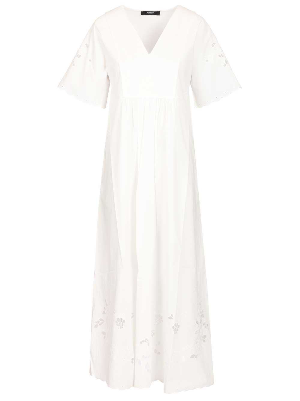 Weekend Max Mara Cotton Jersey And Poplin Dress Dresses - White | b161948abb3f03147f1c52d9dde30b5c47dde118