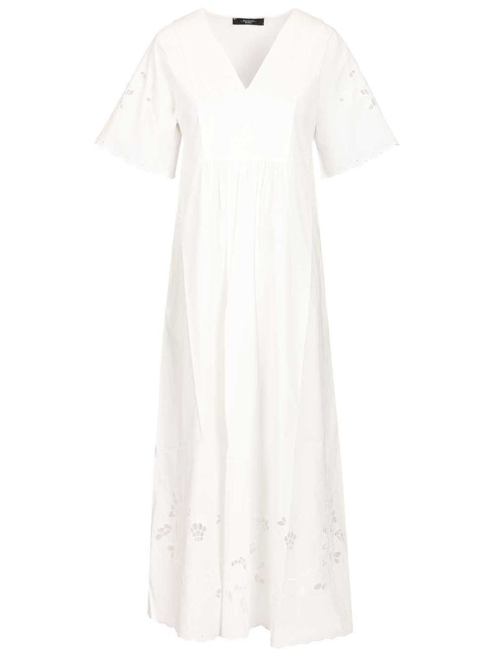 Weekend Max Mara Cotton Jersey And Poplin Dress Dresses - White | b161948abb3f03147f1c52d9dde30b5c47dde118