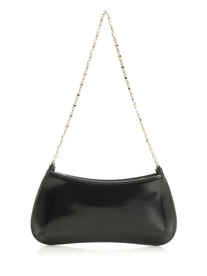 Jacquemus Ex 24hbaw00404ac18a01 Le Petit Bisou Chaine Shoulder Bags - Black | f8de6a618eaacb4a3f9f539607f326c9bcea2d31