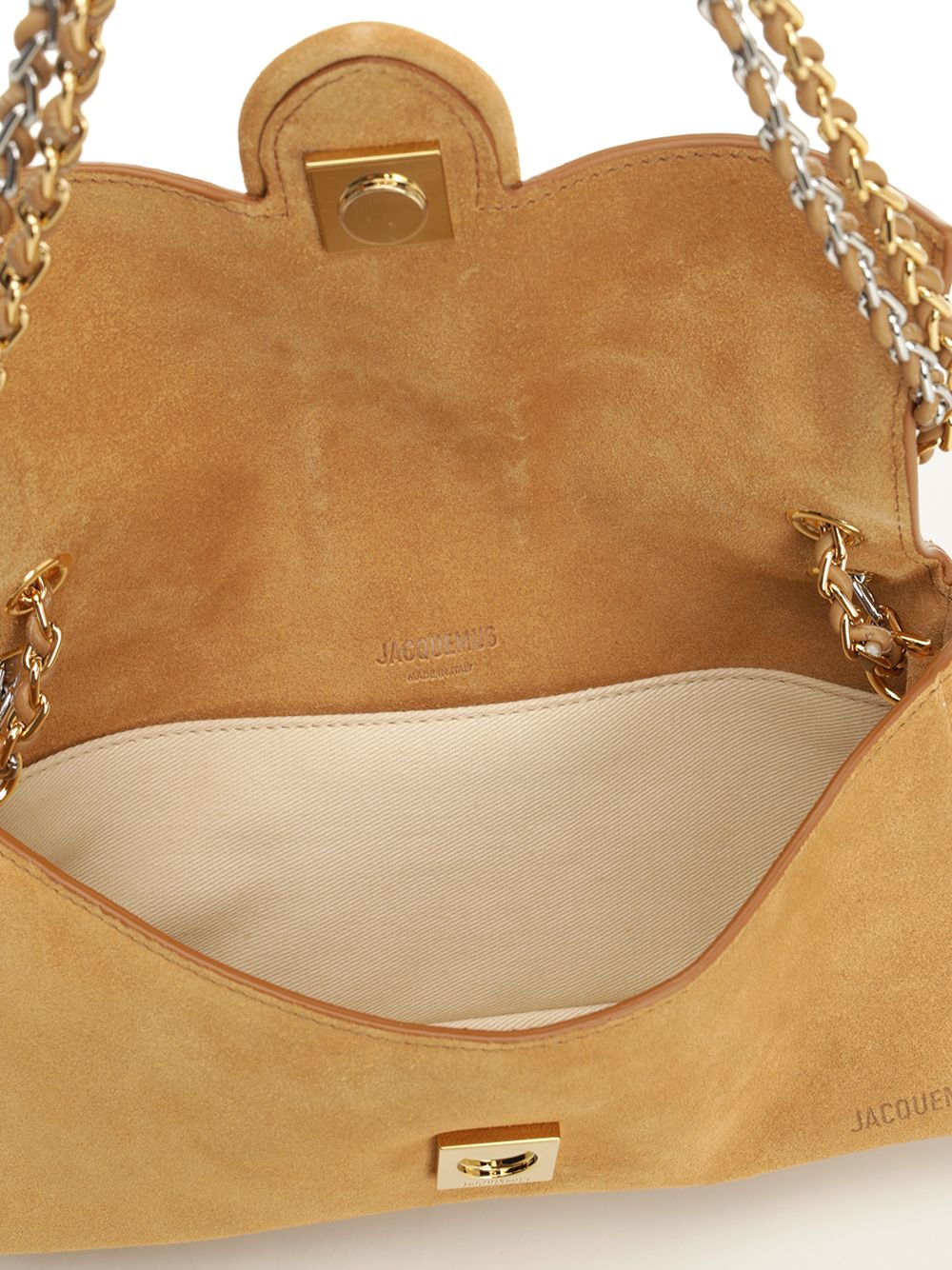 Jacquemus Le Bambino Chaine Shoulder Bags - Brown | bb046600cd8a35f536b82a0e67413bb774b0a757