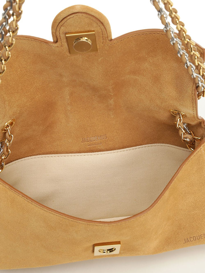 Jacquemus Le Bambino Chaine Shoulder Bags - Brown | bb046600cd8a35f536b82a0e67413bb774b0a757