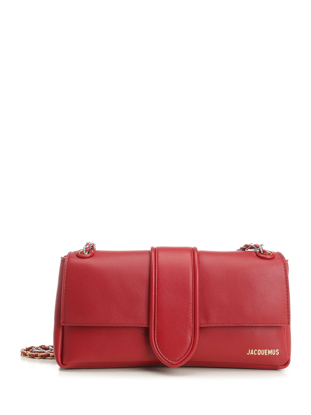 Jacquemus Bambino Chaine Shoulder Bags - Red | 65df4cd08f700541d40b5fb3083d277d4a7584da