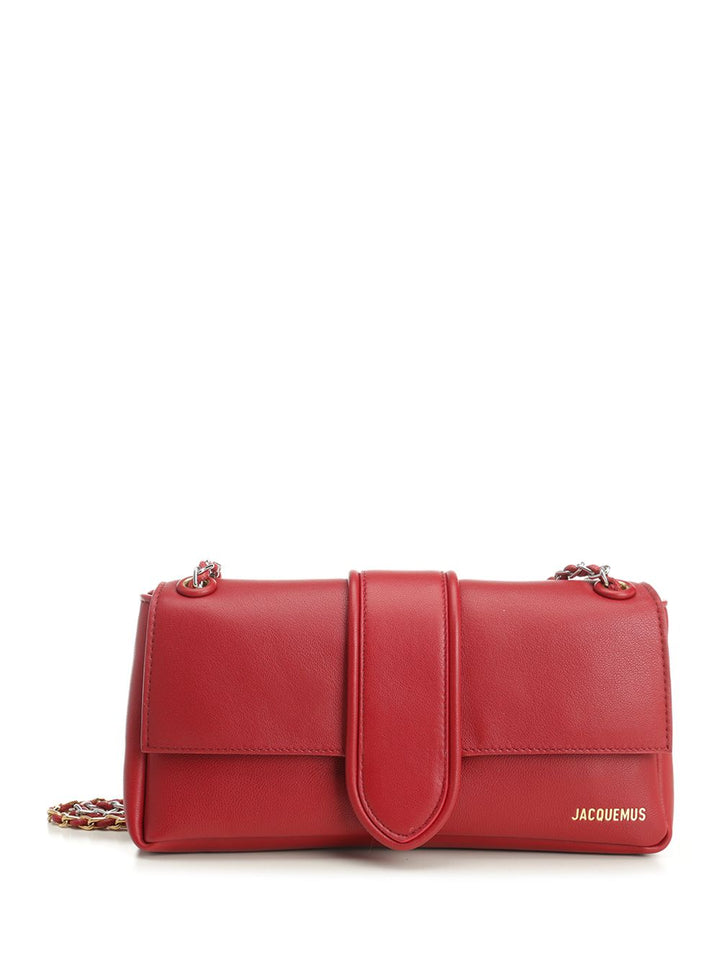 Jacquemus Bambino Chaine Shoulder Bags - Red | 65df4cd08f700541d40b5fb3083d277d4a7584da