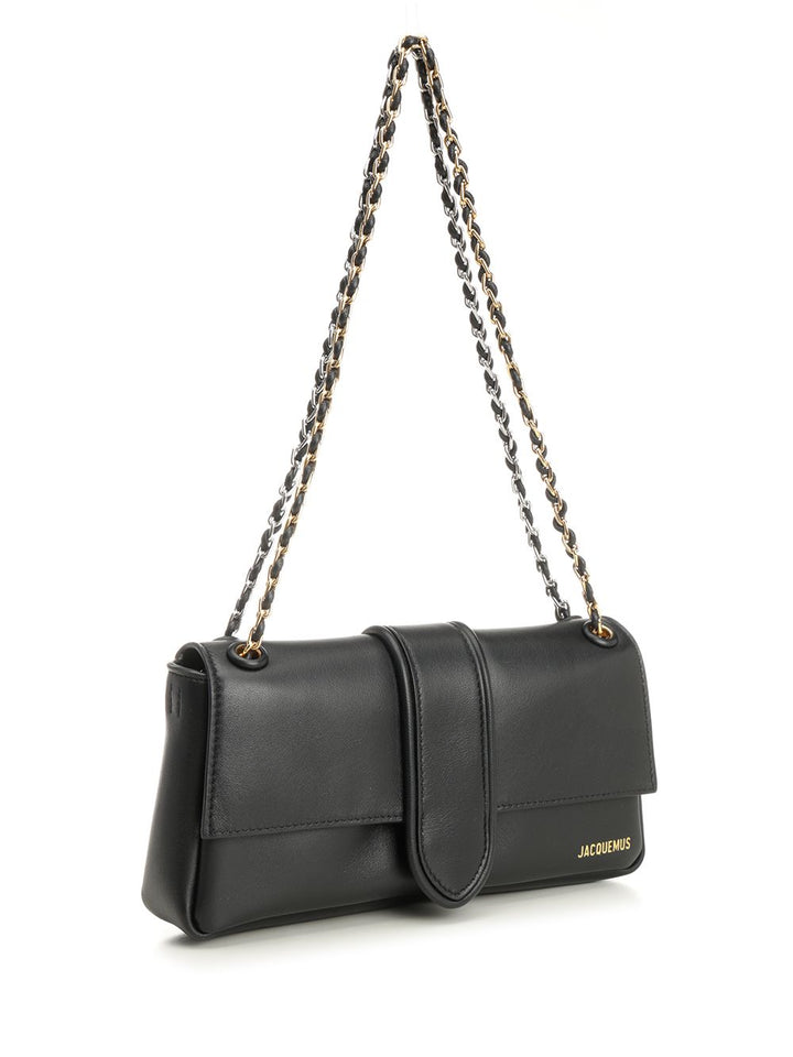 Jacquemus Bambino Chaine Shoulder Bags - Black | be14bce5c8e4ae512d5cc996db71a854877d3756