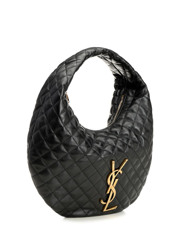 Saint Laurent Ysl Bo Icare Hobo Shoulder Bags - Black | ef9381fe188622e17f095dfe47d471a1500919a2