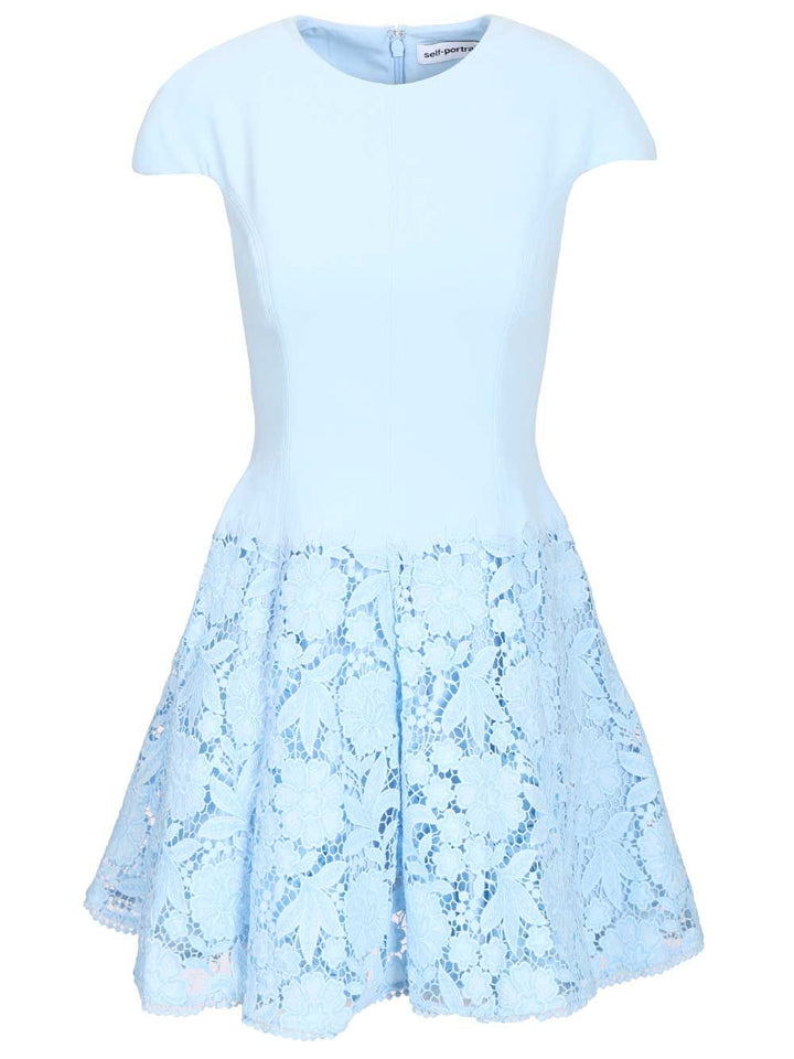Self-Portrait Mini Dress Dresses - Light blue | 889be8ba55d3c7015c19c639419a6a2332de21da