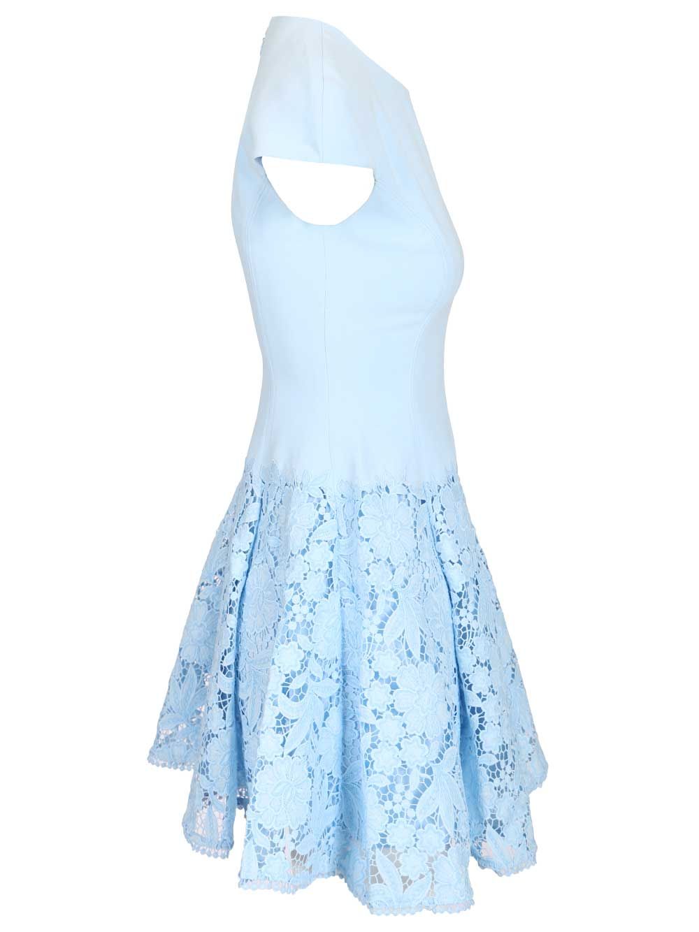 Self-Portrait Mini Dress Dresses - Light blue | 2cfa56048fca79606495329006d6d391e6e551aa