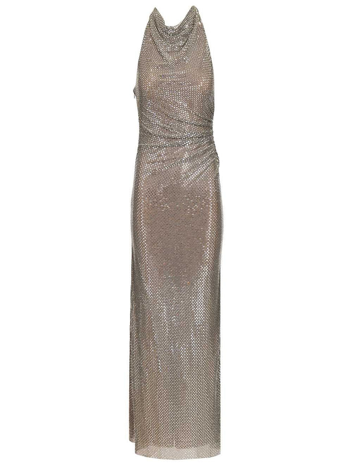 Self-Portrait Long Dress Dresses - Grey | 709c95333180d8a608446777b2a73317e768124f