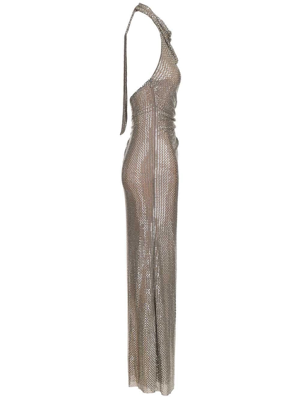 Self-Portrait Long Dress Dresses - Grey | 9e838b8cfaa961fed313e6683de9c7c72a172ab5