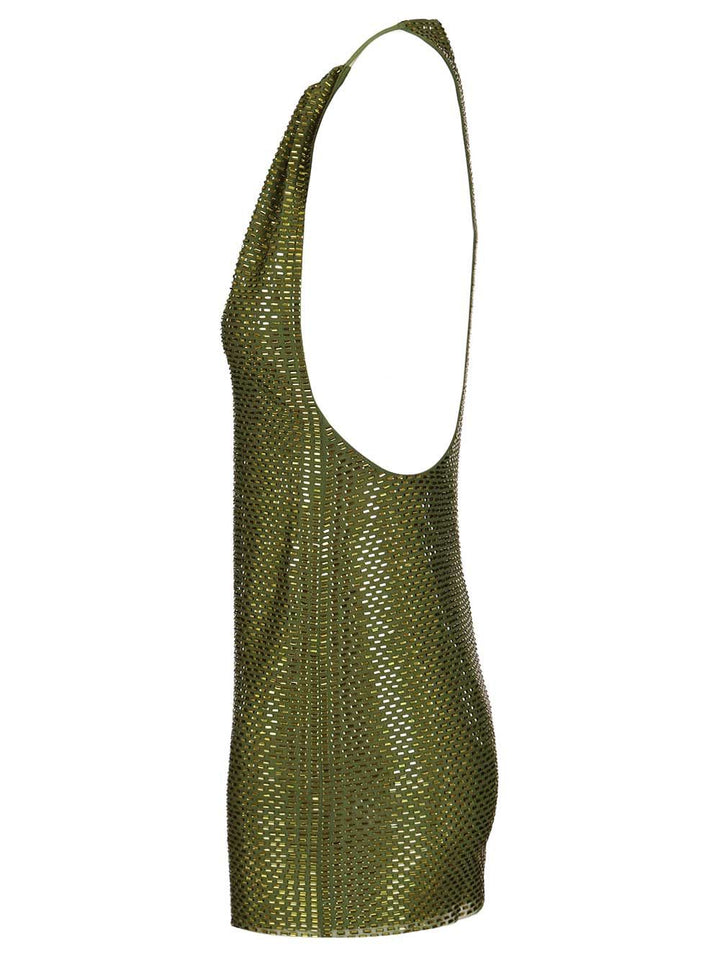 Self-Portrait Mini Dress Dresses - Green | 63dd834fe2fad59377935ee736a46ca7029a8b69