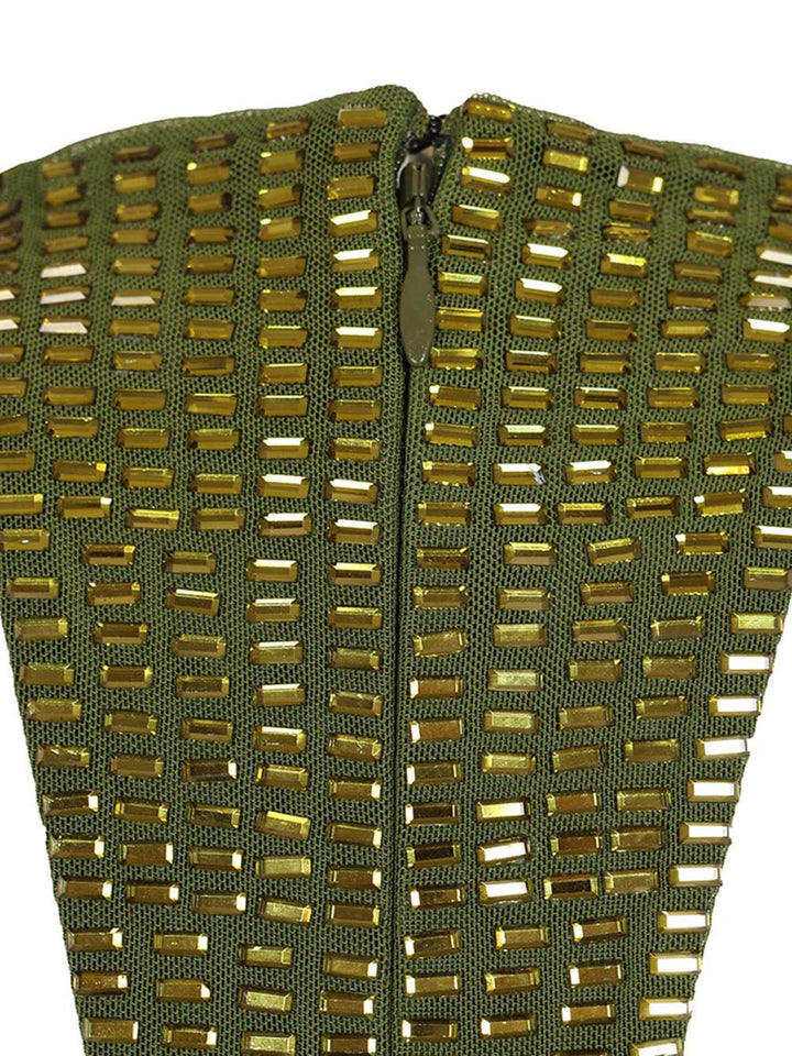 Self-Portrait Mini Dress Dresses - Green | 4fea07d26878a28f74b2ba46a6754c0e7e94810d