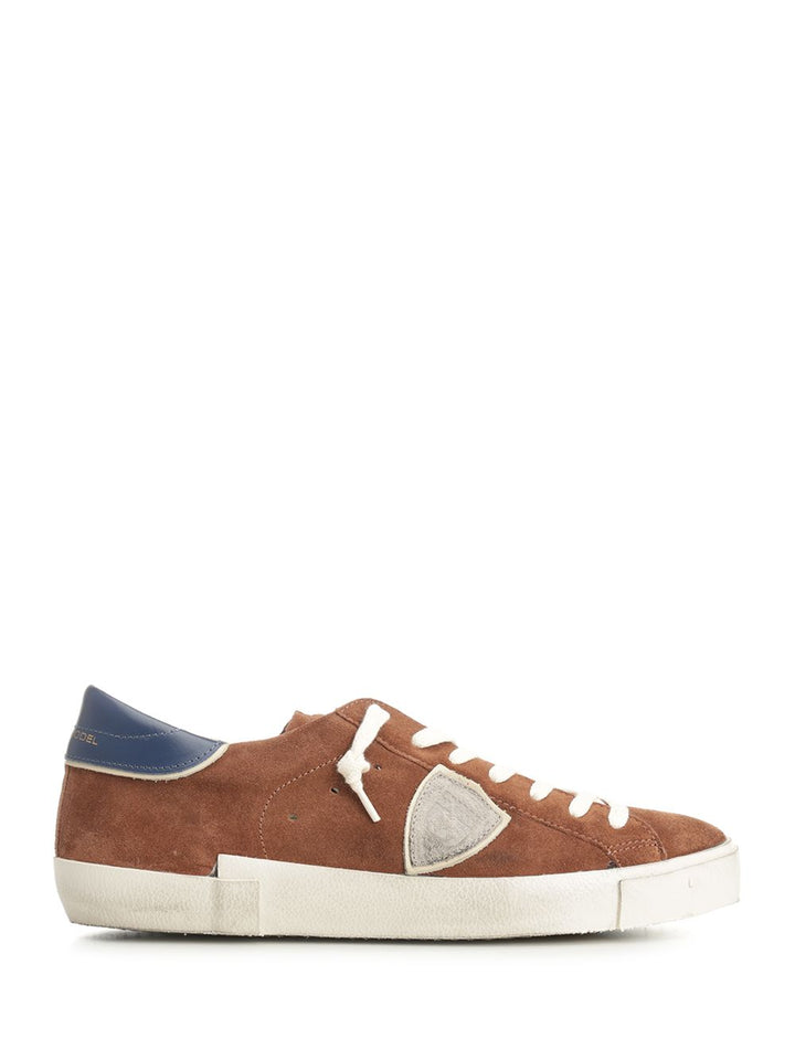 Philippe Model Prsx Low Man Sneakers - Brown | 5f35b4e8764703f7321c1014c744b7bc8e6e3726