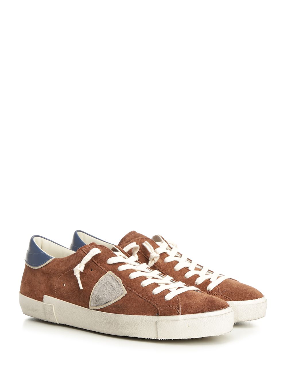 Philippe Model Prsx Low Man Sneakers - Brown | ecccee9056c6c9c2303af9f3873a0a2af84a8c43