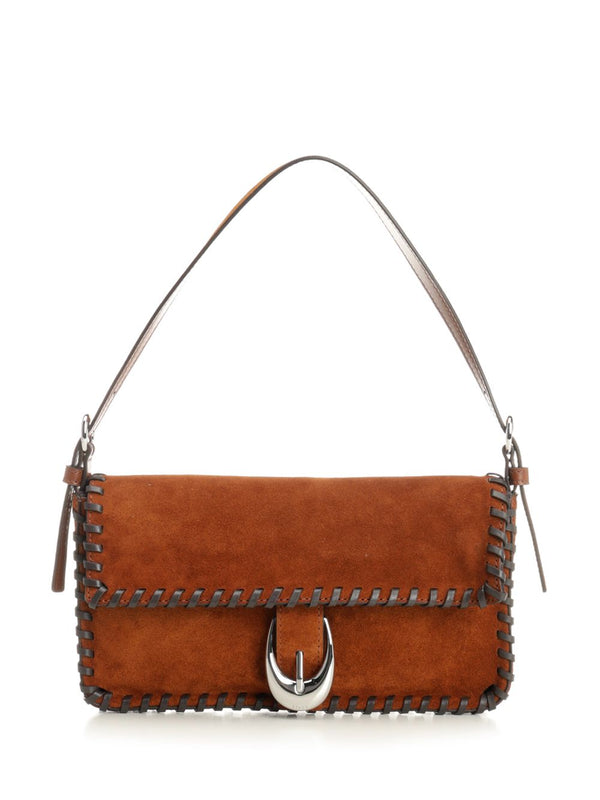 Harlow Suede Bag Shoulder Bags Brown