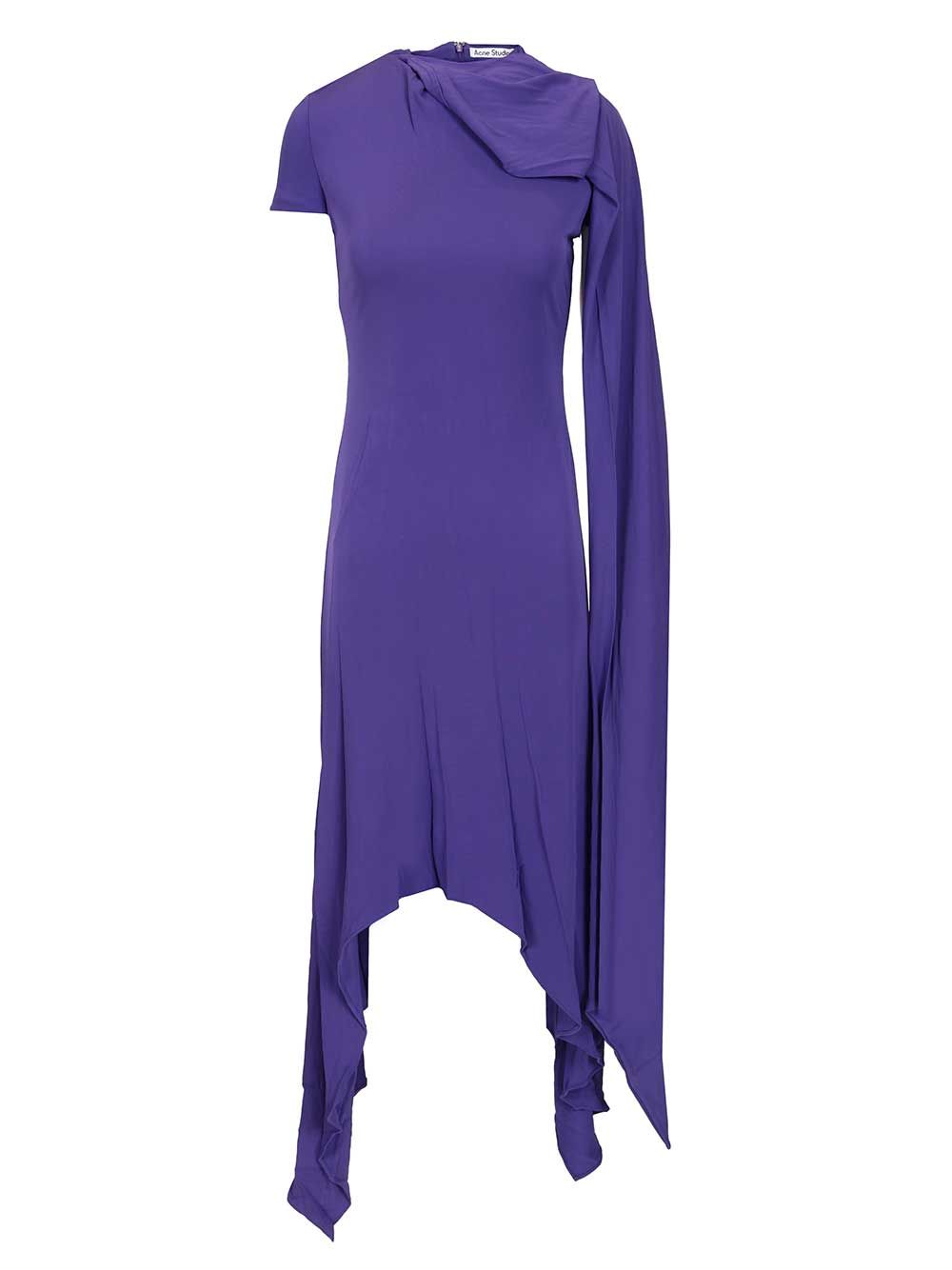 Acne Studios Layered Dress Dresses - Violet | 7841f2521f4ab56ceb0e1223c0699748d6143338