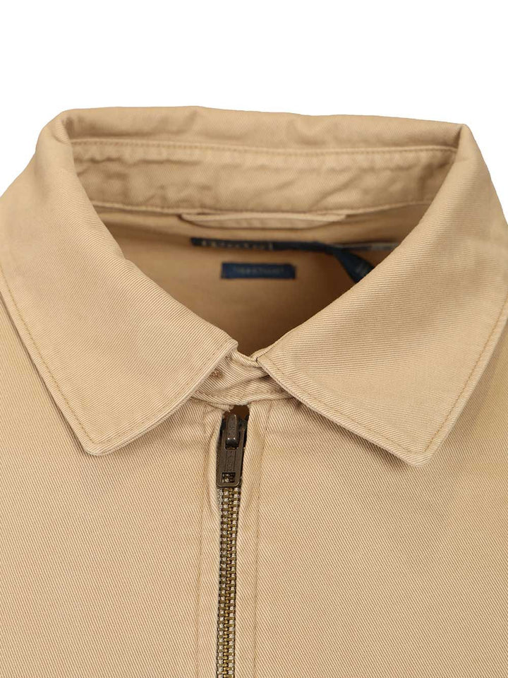 Polo Ralph Lauren Lined-Windbreaker Piece Dyed Cotton Twill Jackets - Beige | 30ad527d586028d9fcc08ab7fe7fe0212998b521