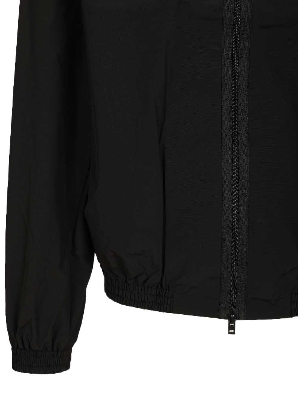 Acne Studios Technical Jacket With Logo Jackets - Black | 737957545aca4a9403721f80d89492615b5a4969