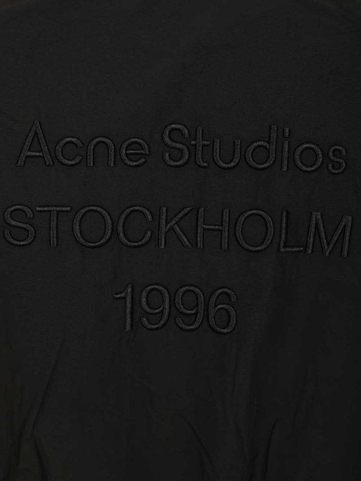 Acne Studios Technical Jacket With Logo Jackets - Black | 4b14c6613a4c3350e835877e7895ccdb2a4d36f0