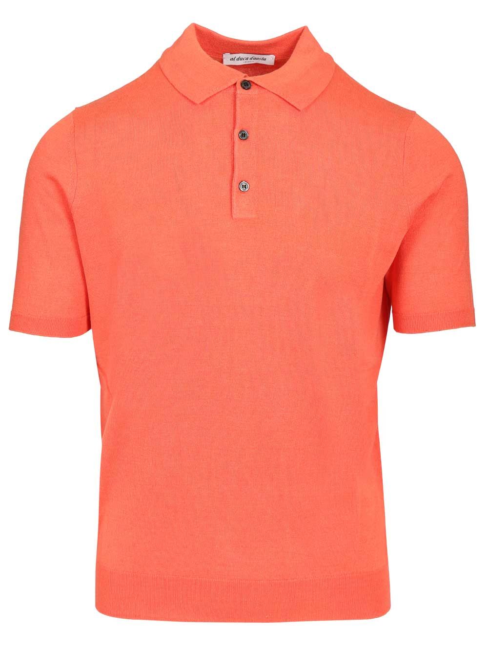 Al Duca D'Aosta Silk And Cashmere Polo shirt - Red | 23acdf88c481c4a2d92470cec456fd22b9da4211