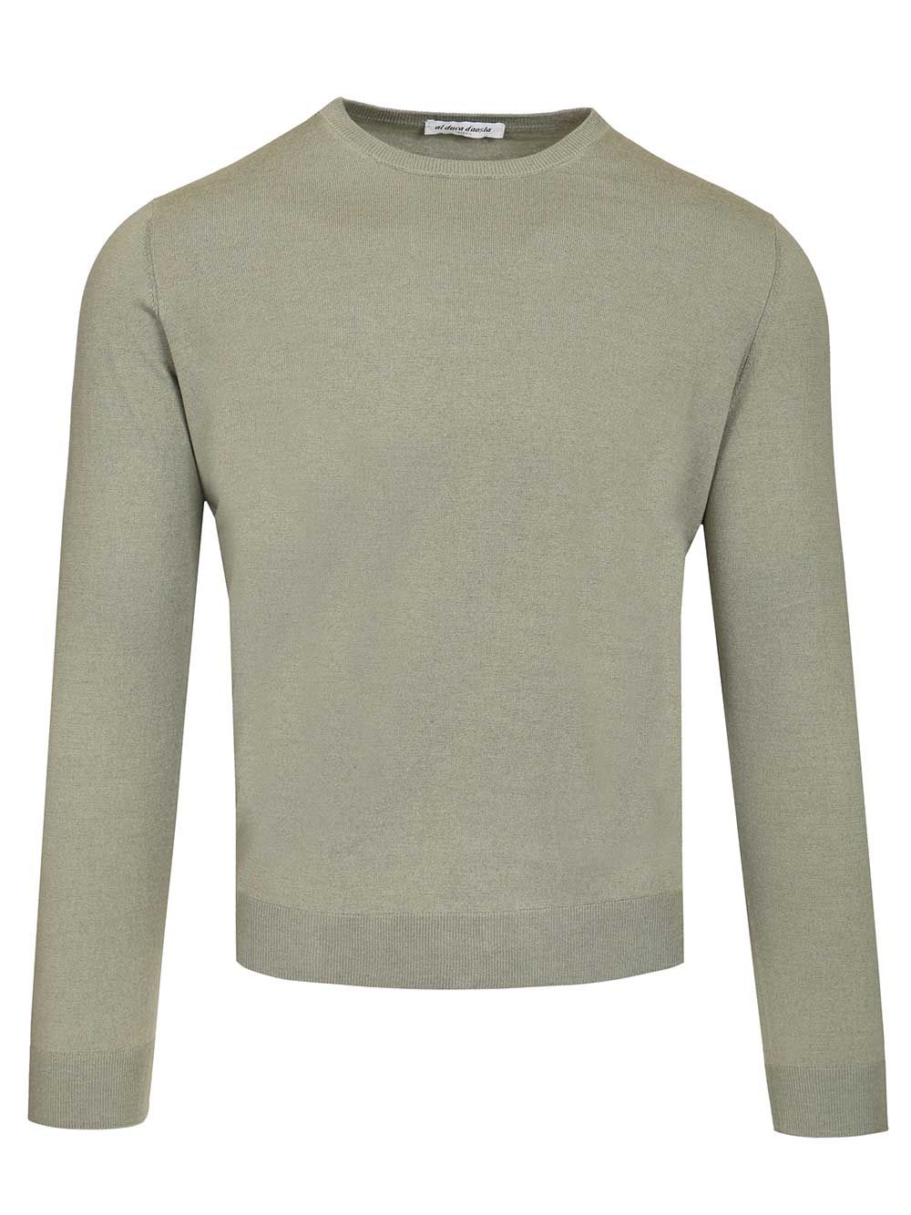 Al Duca D'Aosta Sweater In Cashmere And Silk Blend Knitwear - Green | 524694a1c9c945d0821e6b5ac331cadcc315f410