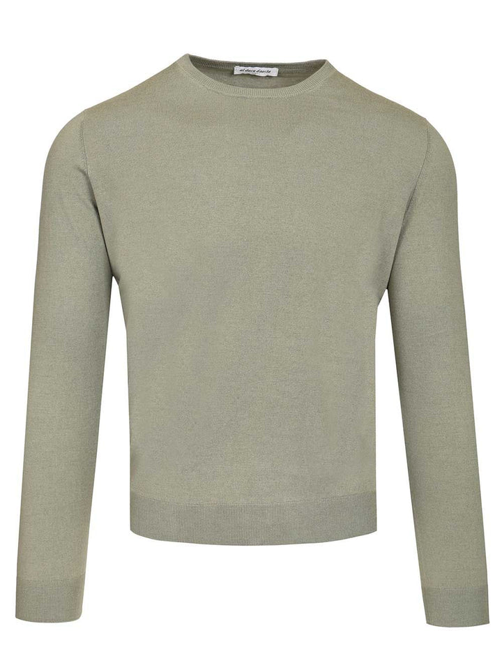 Al Duca D'Aosta Sweater In Cashmere And Silk Blend Knitwear - Green | 524694a1c9c945d0821e6b5ac331cadcc315f410