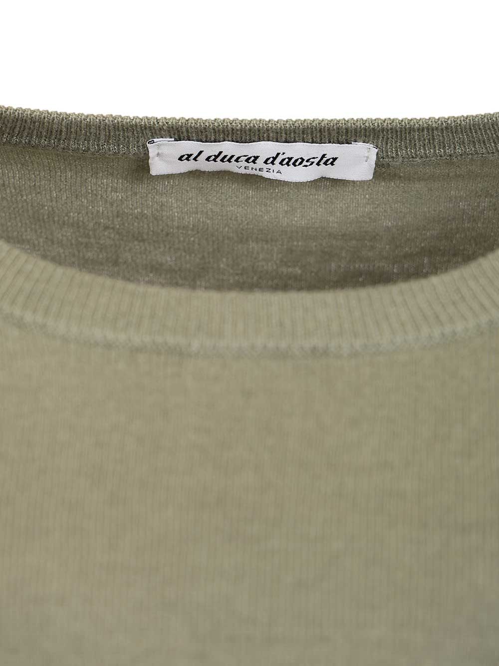 Al Duca D'Aosta Sweater In Cashmere And Silk Blend Knitwear - Green | e2e92883fd4e8dacf7b0316808549e5fe0bddae6
