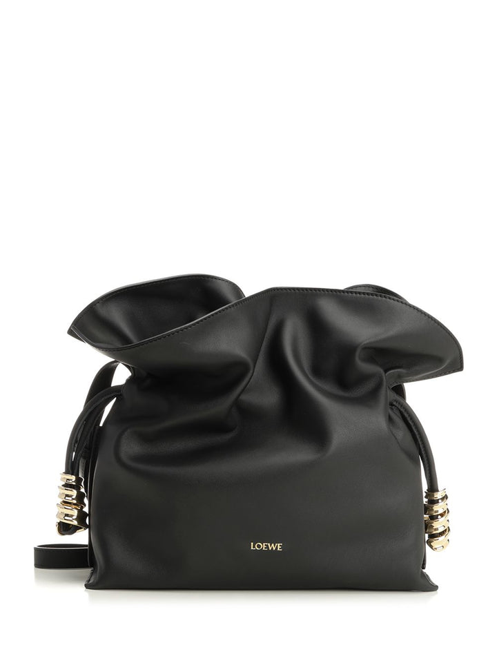 Loewe Flamenco Clutch Coil M Handbags - Black | 79c82b8c00735218200c8910f9ec847f37e602fe