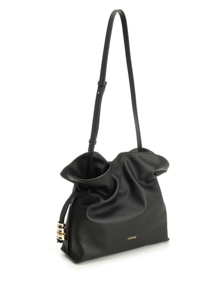 Loewe Flamenco Clutch Coil M Handbags - Black | ac5de2386e62c33ad42218de9c54d15dcb2b721d
