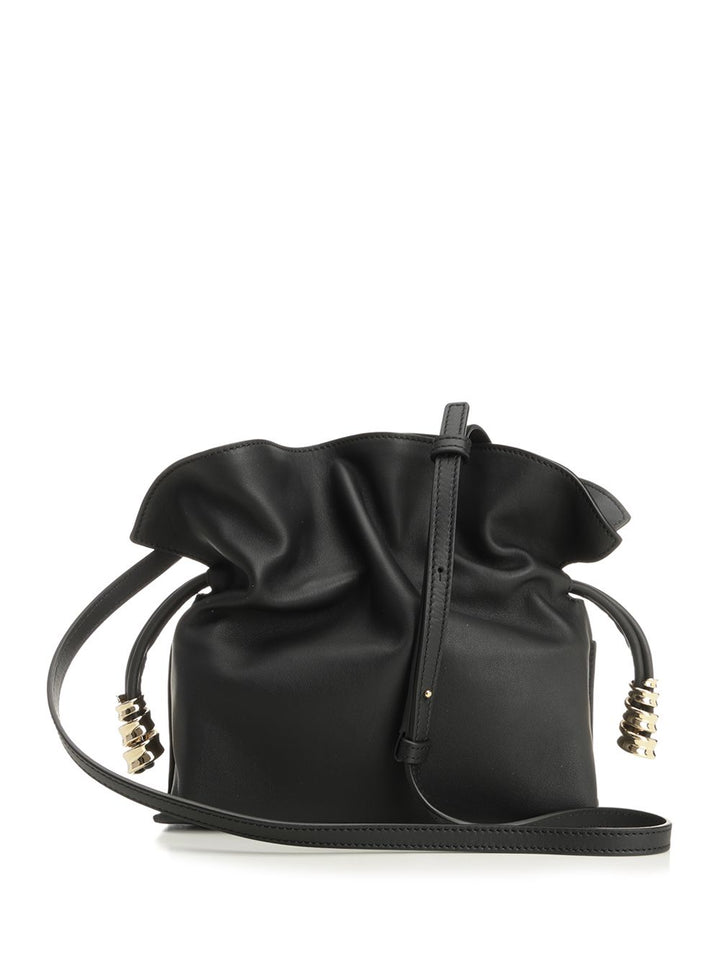 Loewe Flamenco Clutch Coil Mini Handbags - Black | a0521e0557e3f6453437c794f18c6389a19123c0
