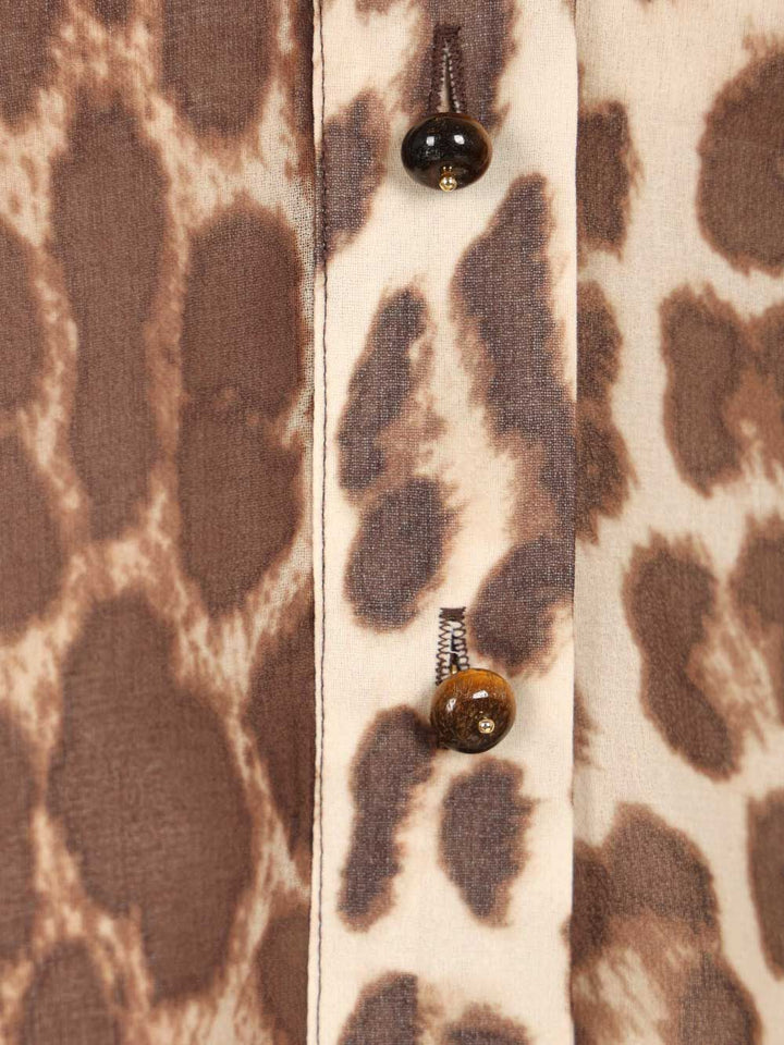 Zimmermann Sunray Collared Shirt Shirts - Animalier | 327372300565156d74b84ecdc0ca261aecb0d295