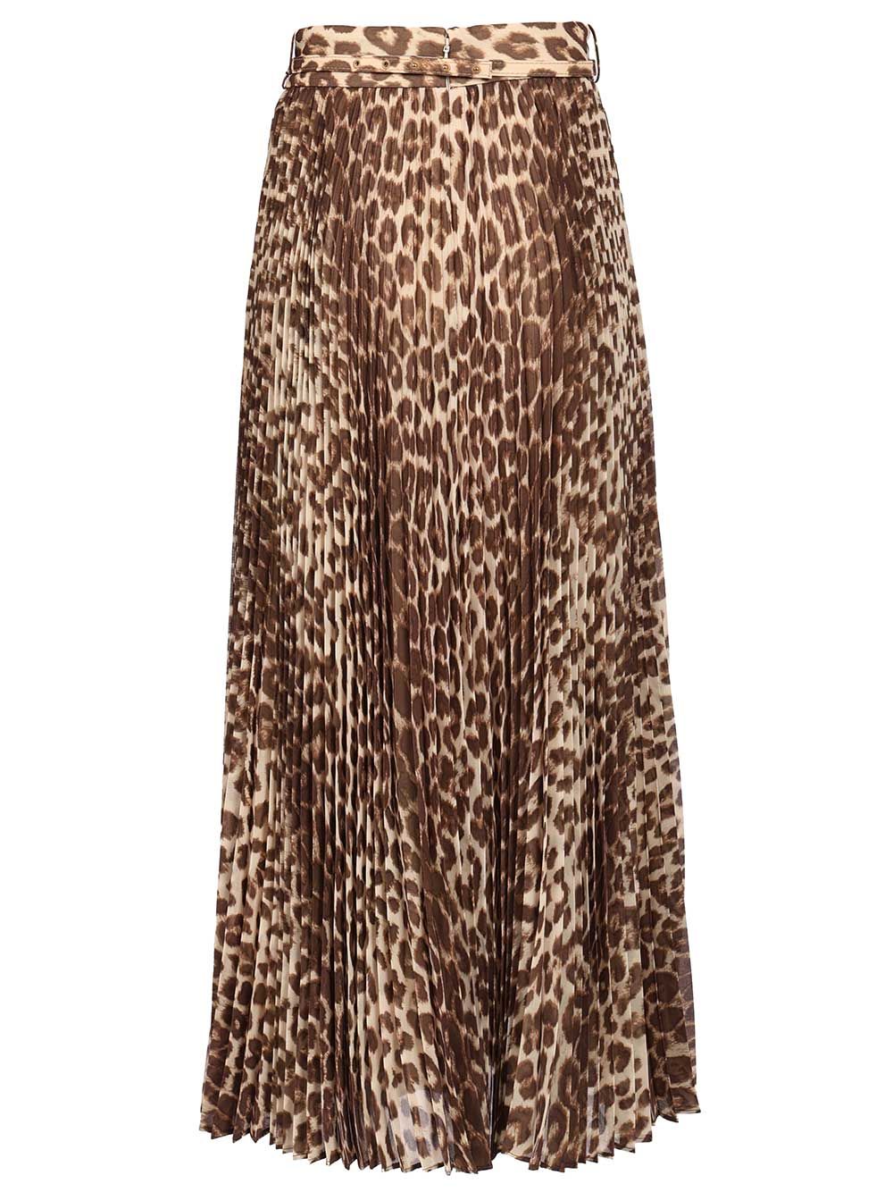 Zimmermann Pleated Skirt Skirts - Animalier | c3802f716fcac3e7f63228404b91672a1afeb7f3
