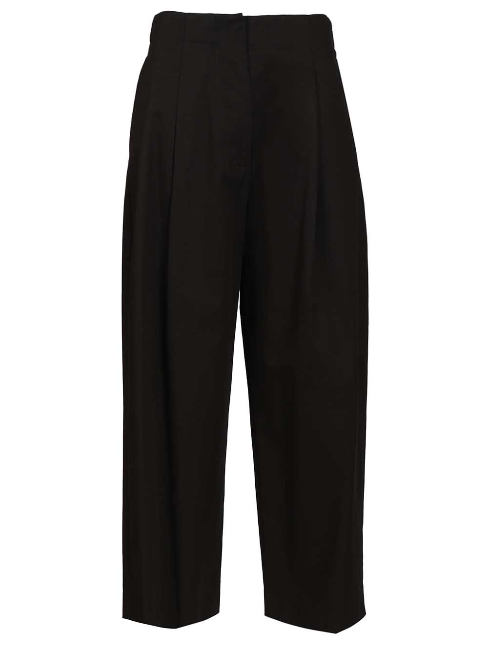 Al Duca D'Aosta Loose Fitting Trousers - Black | c35c1f4ec9099100b6487745cb3ff2c7a3db54ec