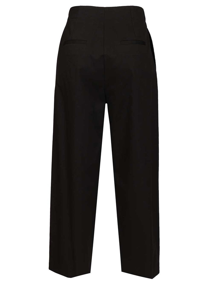 Al Duca D'Aosta Loose Fitting Trousers - Black | 70e21077447c42ad671ae4e66ca907a202e89108